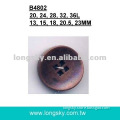 potato chips shaped ABS button for shirts and coats (#B4802)